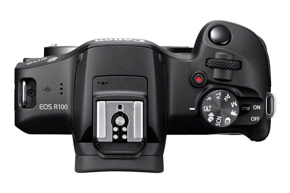 Canon EOS R100 Top View Official