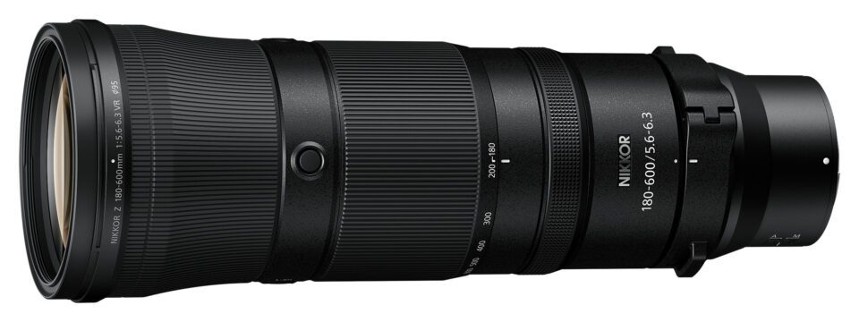 Nikon Z 180-600mm f5.6-6.3 Official Product Photo Top