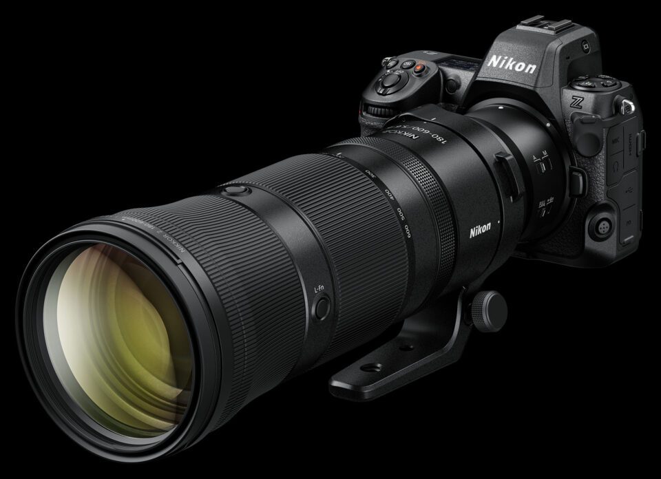 Nikon Z 180-600mm f5.6-6.3 Official Product Photo with Z8 Camera