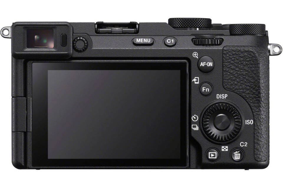 Sony a7C II Rear Control Layout Official