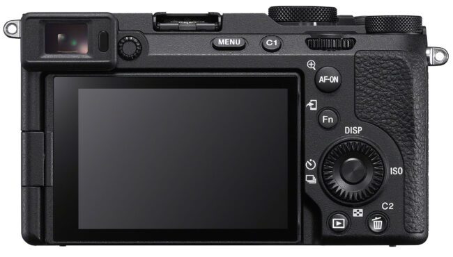 Sony a7CR Rear Button Control Layout Official Product Photo
