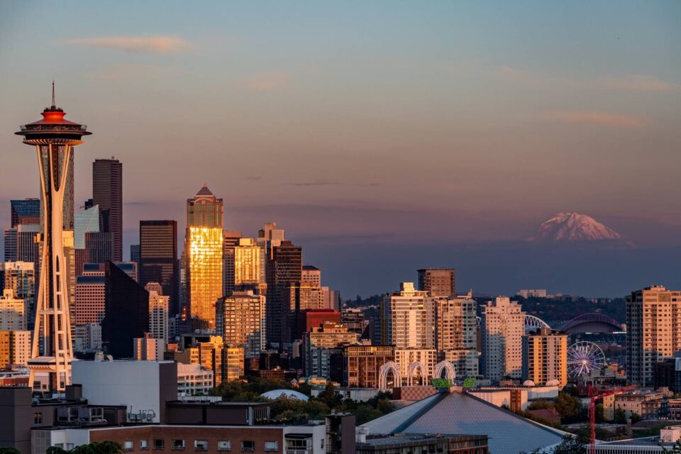 Classic cityscape Seattle