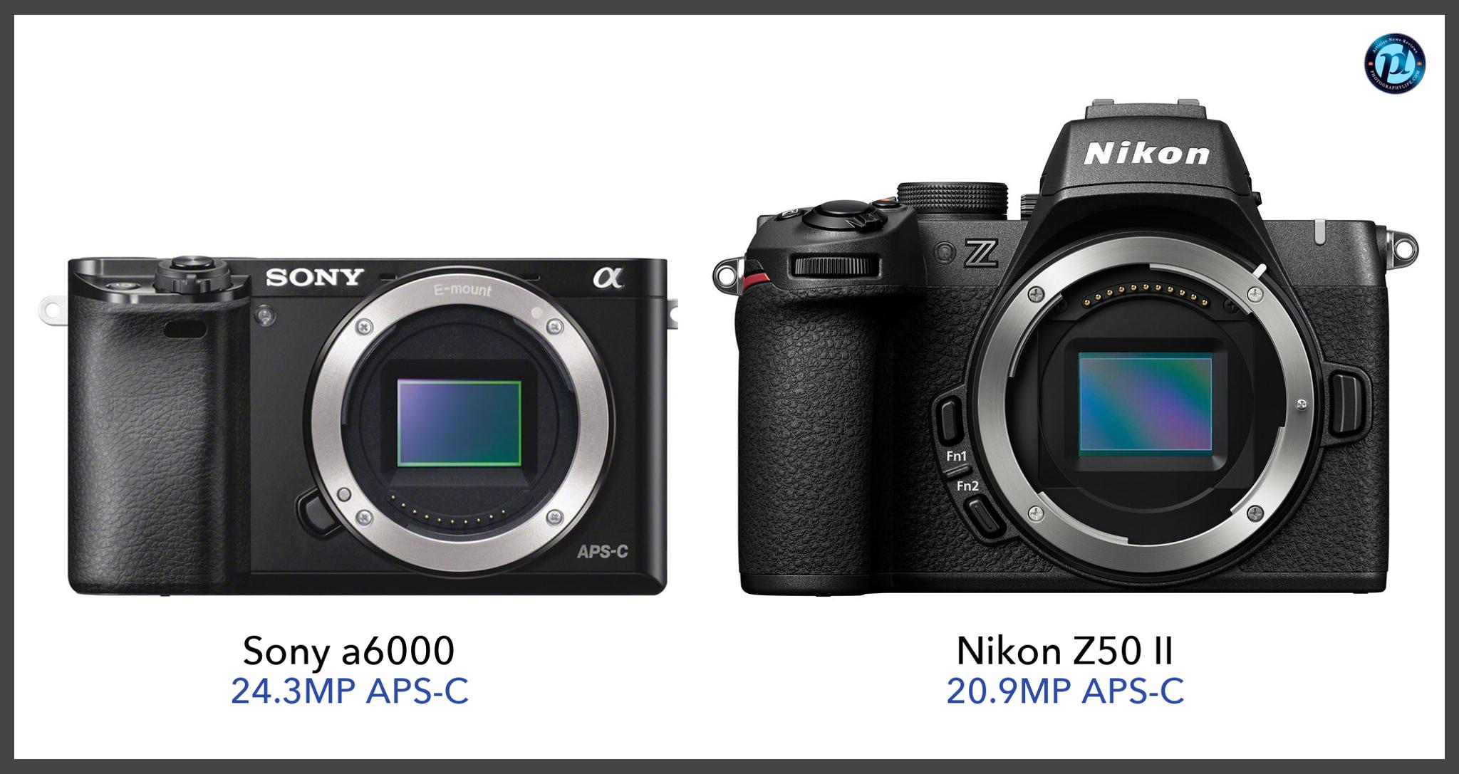 Sony a6000 vs Nikon Z50 II Specifications Comparison