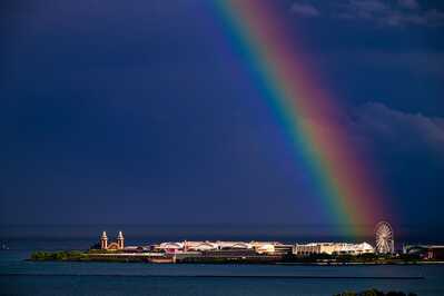 Navy Pier and Rainbow